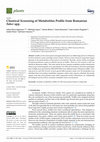 Research paper thumbnail of Chemical Screening of Metabolites Profile from Romanian Tuber spp