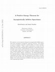 Research paper thumbnail of A positive energy theorem for asymptotically de Sitter spacetimes