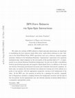 Research paper thumbnail of BPS force balances via spin-spin interactions