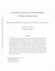 Research paper thumbnail of Gravitational tension and thermodynamics of planar AdS spacetimes