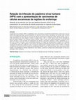 Research paper thumbnail of Relação da infecção do papiloma vírus humano (HPV) com a apresentação de carcinomas de células escamosas de regiões da orofaringe: Uma revisão sistemática