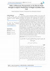 Research paper thumbnail of Effect of Plasmonic Nanoparticles on the Electric Field Strength to Improve Performance of Single Crystalline Solar Cell