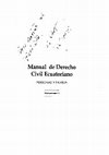 Research paper thumbnail of Manual Derecho Civil