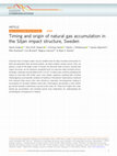 Research paper thumbnail of Timing and origin of natural gas accumulation in the Siljan impact structure, Sweden