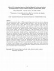 Research paper thumbnail of Effect of DNA Animation, Improvised Model and Realia in Teaching and Students' Performance Based on School Location in Biology in Akwa Ibom State, Nigeria