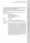 Research paper thumbnail of Immunocytes modulate ganglionic nitric oxide release which later affects their activity level