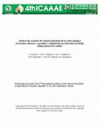 Research paper thumbnail of Analyse des systèmes de commercialisation de la corète potagère (Corchorus olitorius L.) produite à Agbédranfo au Sud-Ouest du Bénin (Département du Couffo)