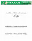 Research paper thumbnail of Impact de l’utilisation des Technologies de l’Information et de la Communication sur la commercialisation du riz local au Bénin