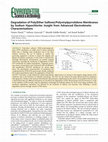 Research paper thumbnail of Degradation of Poly(Ether Sulfone)/Polyvinylpyrrolidone Membranes by Sodium Hypochlorite: Insight from Advanced Electrokinetic Characterizations