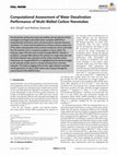 Research paper thumbnail of Computational Assessment of Water Desalination Performance of Multi‐Walled Carbon Nanotubes