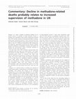 Research paper thumbnail of Commentary: Decline in methadone-related deaths probably relates to increased supervision of methadone in UK