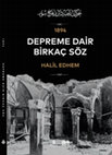 Research paper thumbnail of Depreme Dair Birkaç Söz [Hareket-i Arza Dair Birkaç Söz]