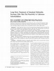 Research paper thumbnail of Long‐Term Treatment of Intestinal Helminths Increases Mite Skin‐Test Reactivity in Gabonese Schoolchildren