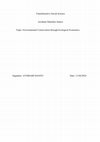 Research paper thumbnail of Environmental Conservation through Ecological Economics