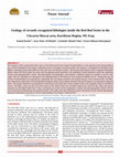 Research paper thumbnail of Geology of recently recognized lithologies inside the Red Bed Series in the Chwarta-Mawat area, Kurdistan Region, NE-Iraq