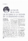 Research paper thumbnail of La Salud en el G20: um retorno a la agenda de la seguridade global