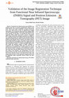 Research paper thumbnail of Validation of the Image Registration Technique from Functional Near Infrared Spectroscopy (fNIRS) Signal and Positron Emission Tomography (PET) Image