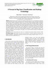 Research paper thumbnail of A Perusal of Big Data Classification and Hadoop Technology