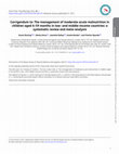 Research paper thumbnail of Corrigendum to: The management of moderate acute malnutrition in children aged 6-59 months in low- and middle-income countries: a systematic review and meta-analysis