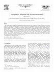 Research paper thumbnail of Deregulator: Judgment Day for microeconomics