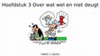 Research paper thumbnail of Hoofdstuk 3 Over wat wel en niet deugt (BG1 en M2P)