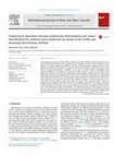 Research paper thumbnail of Temperature dependent thermal conductivity determination and source identification for nonlinear heat conduction by means of the Trefftz and homotopy perturbation methods