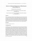 Research paper thumbnail of Effect of Query Formation on Web Search Engine Results