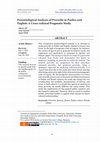 Research paper thumbnail of Paremiological Analysis of Proverbs in Pashto and English: A Cross-cultural Pragmatic Study