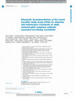 Research paper thumbnail of Rituximab: Recommendations of the French Vasculitis Study Group (FVSG) for induction and maintenance treatments of adult, antineutrophil cytoplasm antibody-associated necrotizing vasculitides