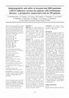 Research paper thumbnail of Immunogenicity and safety of seasonal and 2009 pandemic A/H1N1 influenza vaccines for patients with autoimmune diseases: a prospective, monocentre trial on 199 patients