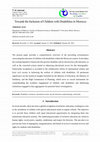 Research paper thumbnail of Towards the Inclusion of Children with Disabilities in Morocco