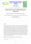 Research paper thumbnail of Collage Students’ usage of E-Module Practicum for Increase SRL