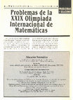 Research paper thumbnail of Problemas de la XXIX Olimpiada Internacional de Matemáticas