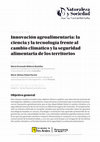 Research paper thumbnail of Innovación agroalimentaria: la ciencia y la tecnología frente al cambio climático y la seguridad alimentaria de los territorios EDITORAS INVITADAS