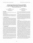 Research paper thumbnail of Virtual Agent Interaction Framework (VAIF): A Tool for Rapid Development of Social Agents