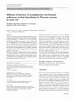 Research paper thumbnail of Influence of mixtures of acenaphthylene and benzo[a]anthracene on their degradation by Pleurotus ostreatus in sandy soil