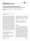 Research paper thumbnail of Economic production and biocontrol efficiency of lipopeptide biosurfactants from Bacillus mojavenis A21