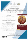 Research paper thumbnail of Discussione a margine del volume: A. Kavanagh, "The Collaborative Constitution", Cambridge University Press, 2023, Università di Siena, 15.5.2024