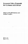 Research paper thumbnail of Economic Policy Proposals for Germany and Europe