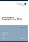 Research paper thumbnail of Analyzing rebound effects