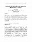 Research paper thumbnail of Modeling Cell Movement on a Substrate with Variable Rigidity