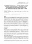 Research paper thumbnail of Developing an Instructional Unit in Vocational Education Curriculum, based on the International Standards of Nutrition and Sports, and Investigating its Effectiveness on Improving the Physical Self-Concept among Eighth Grade Female Students in Jordan