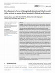 Research paper thumbnail of Development of a novel integrated educational relative‐unit value system to assess dental students' clinical performance