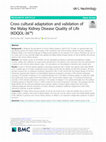 Research paper thumbnail of Cross-cultural adaptation and validation of the malocclusion impact questionnaire for patients seeking orthodontic treatment