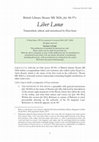 Research paper thumbnail of Liber Lunae