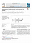 Research paper thumbnail of Synthesis of yttrium citrate from yttrium carbonate hydroxide and citric acid