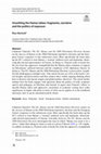 Research paper thumbnail of Unsettling the Hamas taboo: fragments, narrative and the politics of exposure