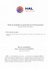 Research paper thumbnail of Droit de propriété et protection de l’environnement