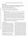 Research paper thumbnail of Status of Pharmacy Ethics Education in Australia and New Zealand