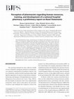 Research paper thumbnail of Perception of pharmacists regarding human resources, training, and development of a national hospital pharmacy: a preliminary report on Basel Statements